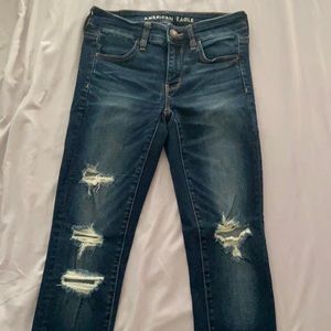 American Eagle Outfitters ripped jeans